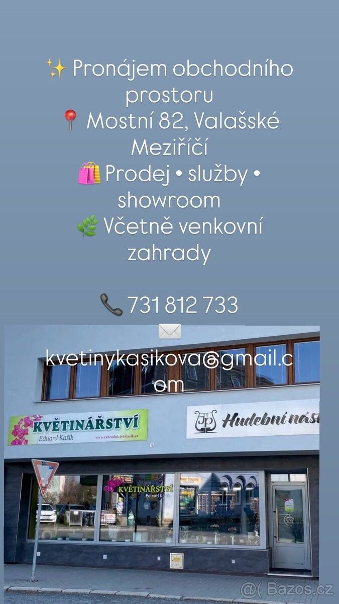 Pronájem obchodní prostory - Valašské Meziříčí, 757 01