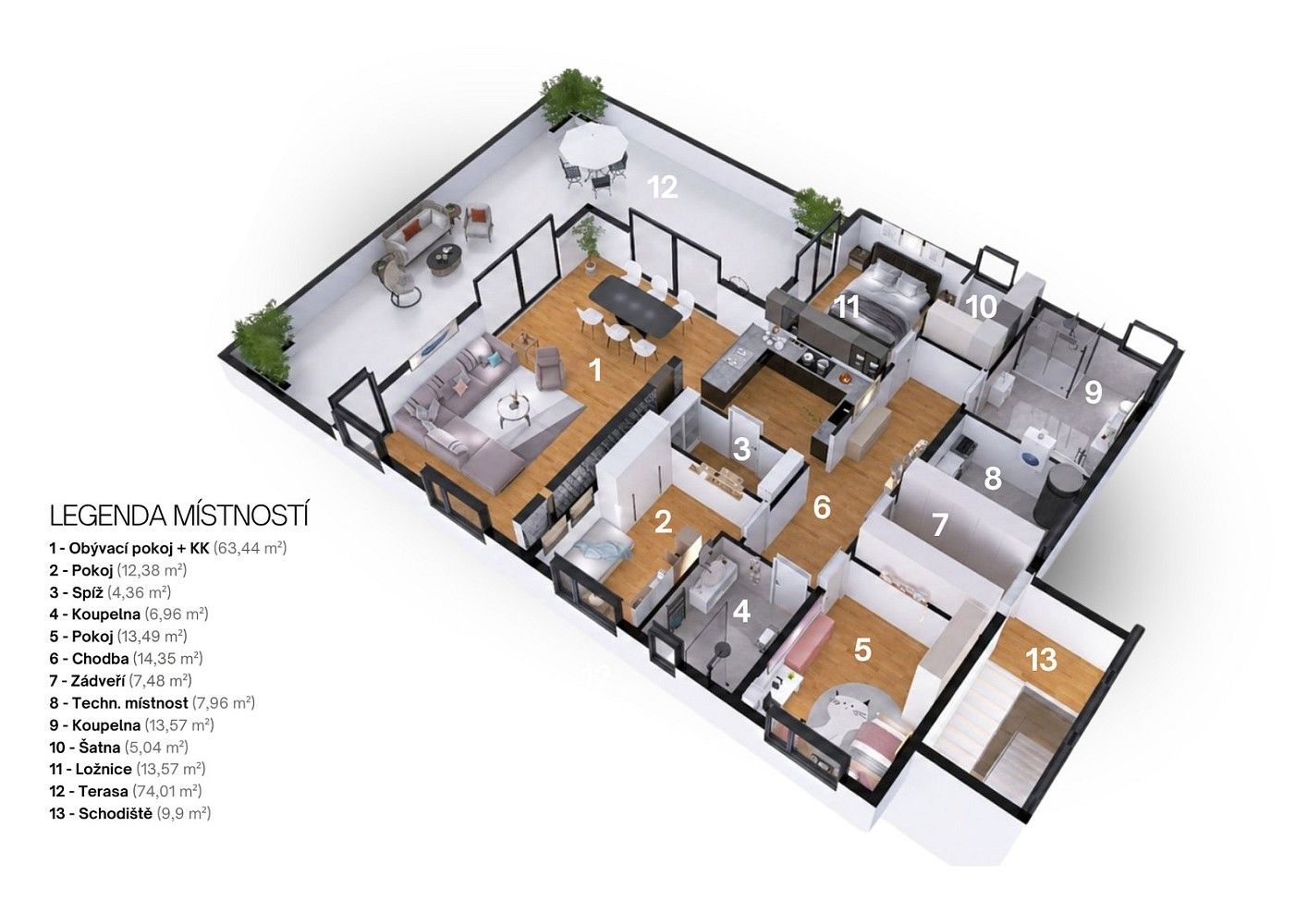 Byt 4+kk · 160 m² · Mikulov, okres Břeclav, Jihomoravský kraj - 4