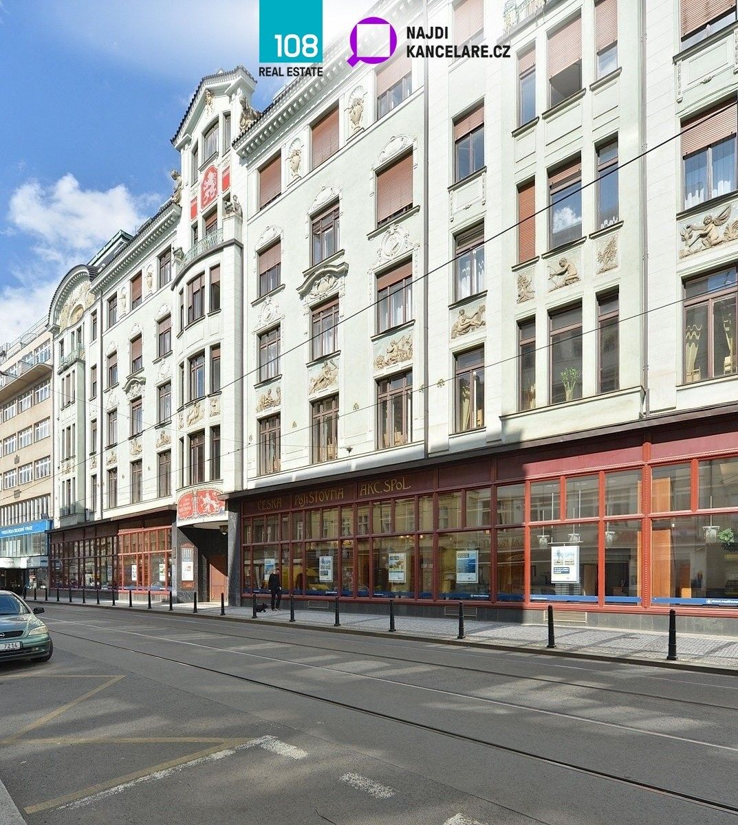 Kanceláře, Spálená, Praha, 1 m²