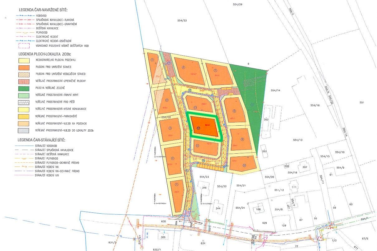 Pozemek pro bydlení · 1 056 m² · Semčice - 3