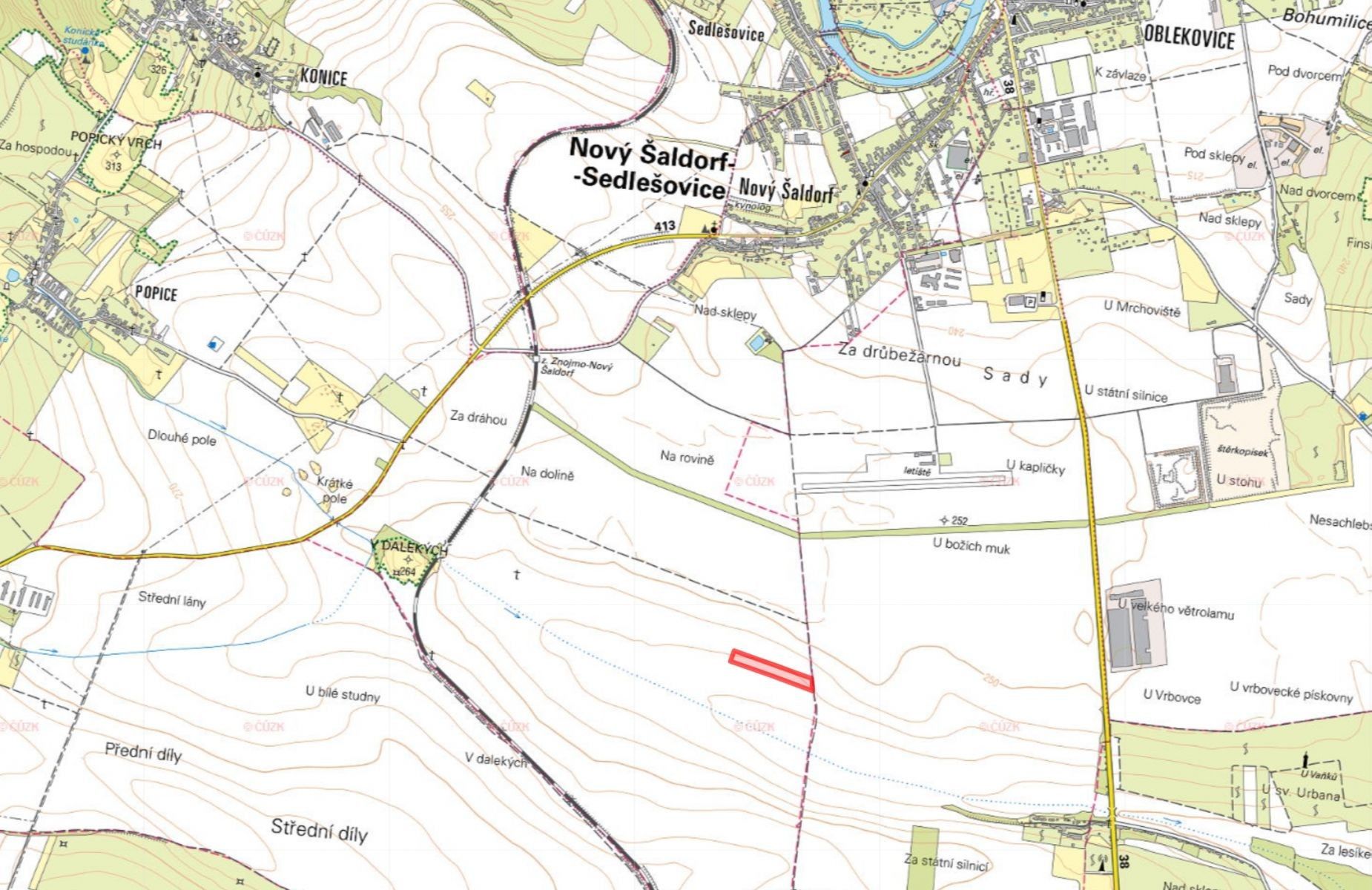 Prodej zemědělský pozemek - Nový Šaldorf, Nový Šaldorf-Sedlešovice