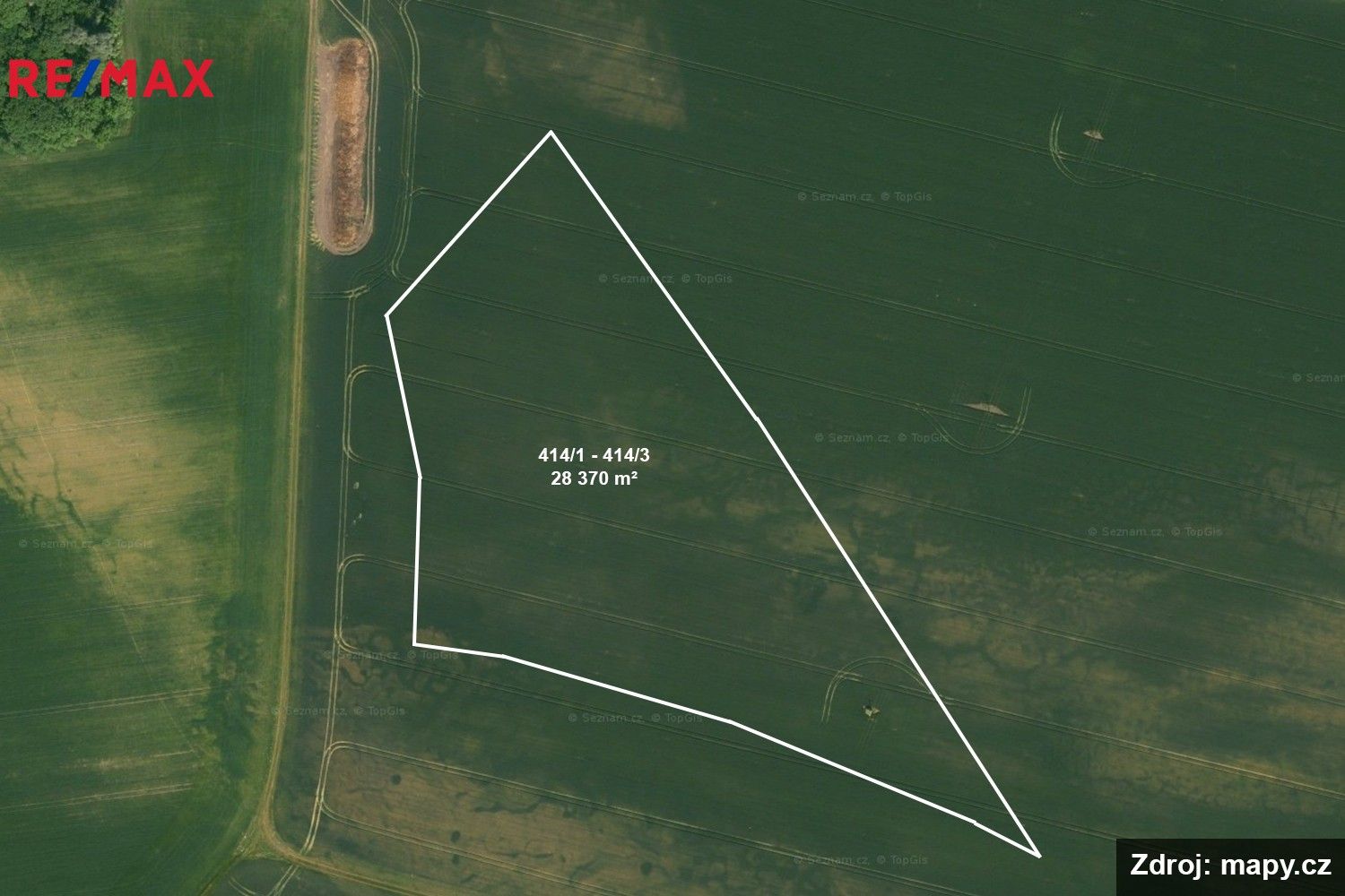 Prodej zemědělský pozemek - Chleby, 87 m²