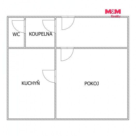 Prodej byt 1+1 - Zahradní, Chomutov, 35 m² - 5