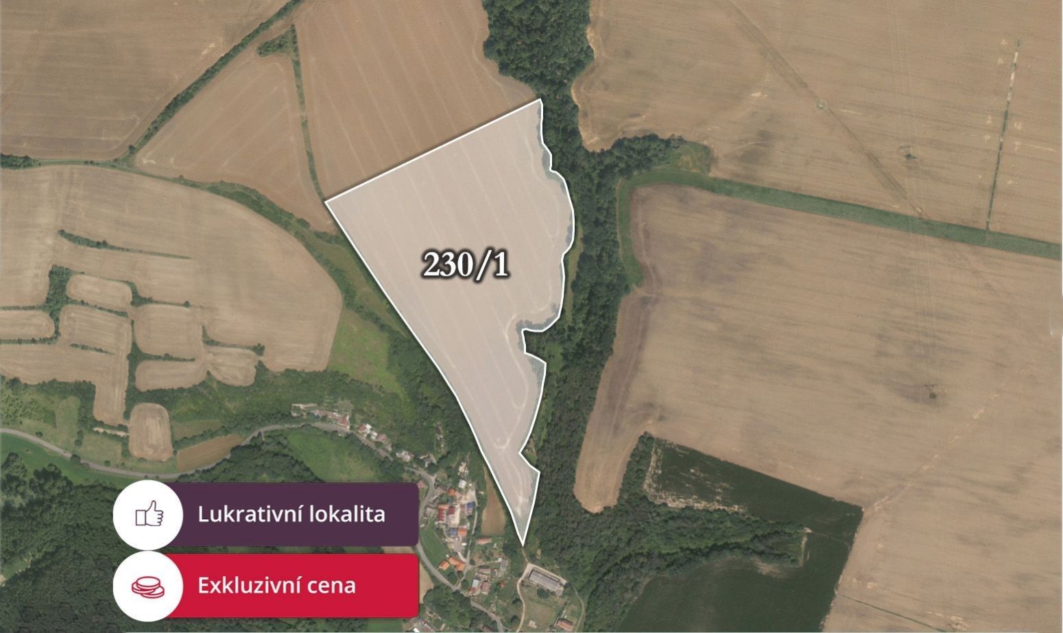 Zemědělské pozemky, Štětí, 53 325 m²