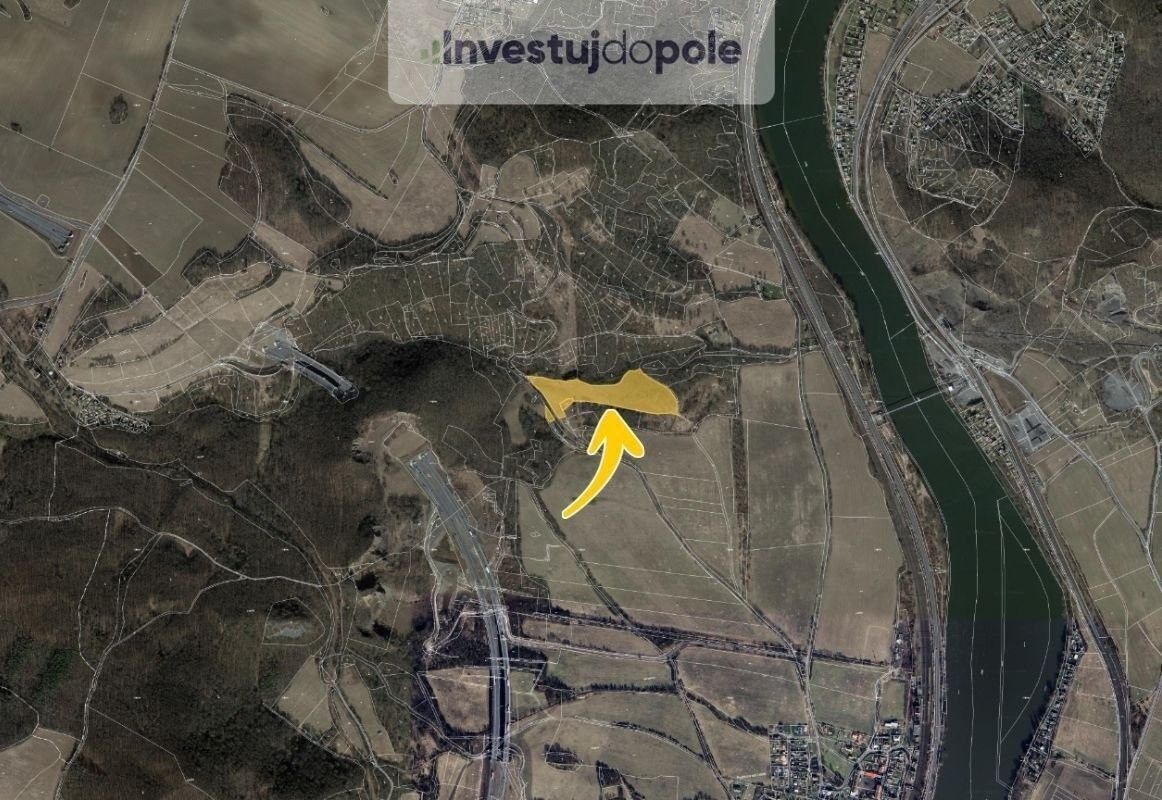 Prodej louka - Prackovice nad Labem, 25 739 m²