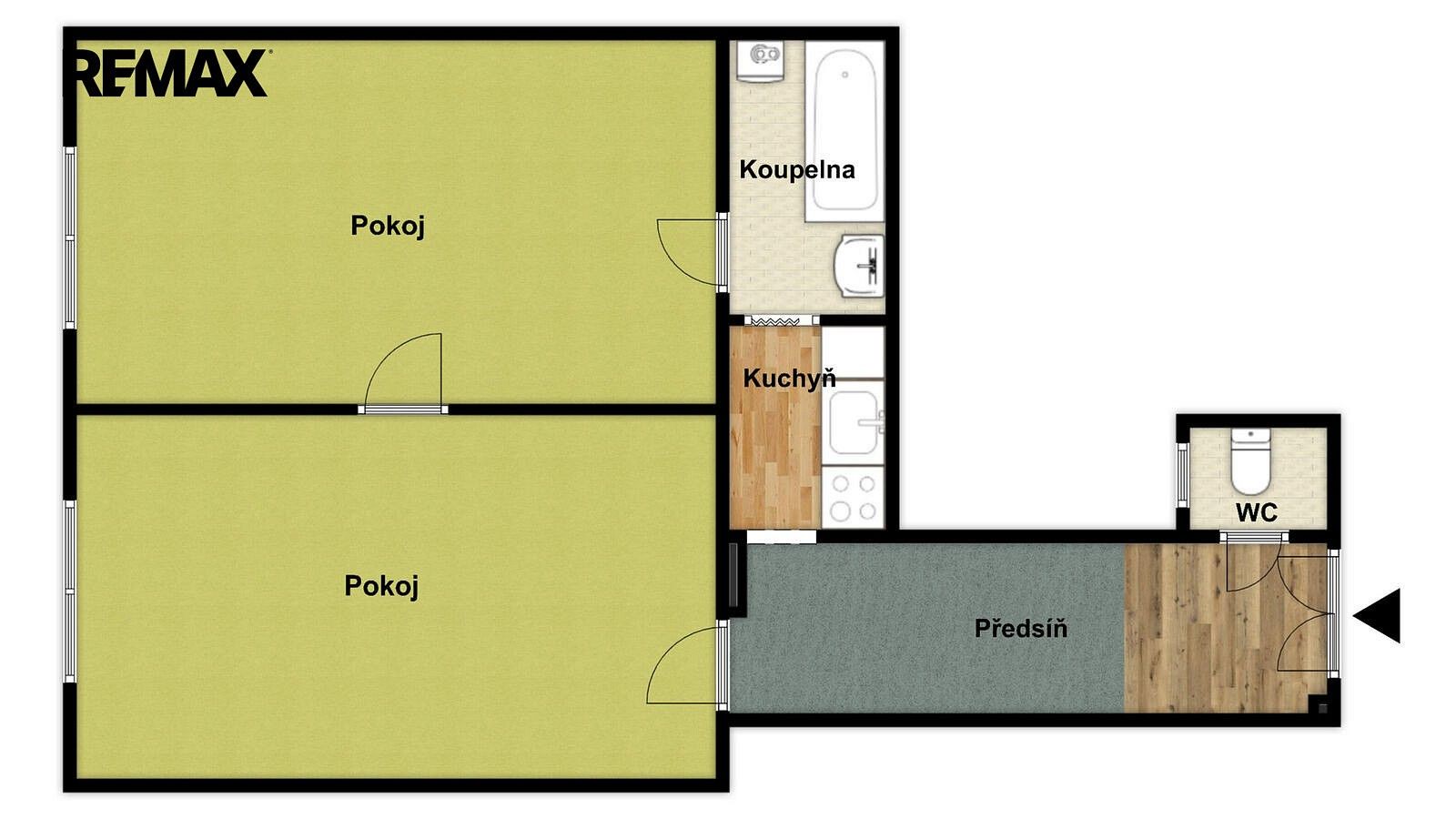 Byt 2+1 · 57 m² · Koterovská, Plzeň - Východní Předměstí - 4