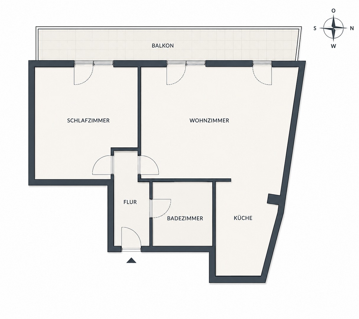 2+1, Hüchelner Straße 75, , Severní Porýní-Vestfálsko, 71 m² - 1