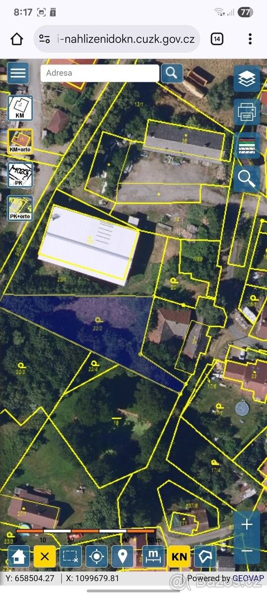 Prodej pozemek pro bydlení - Bezděkov, 583 01