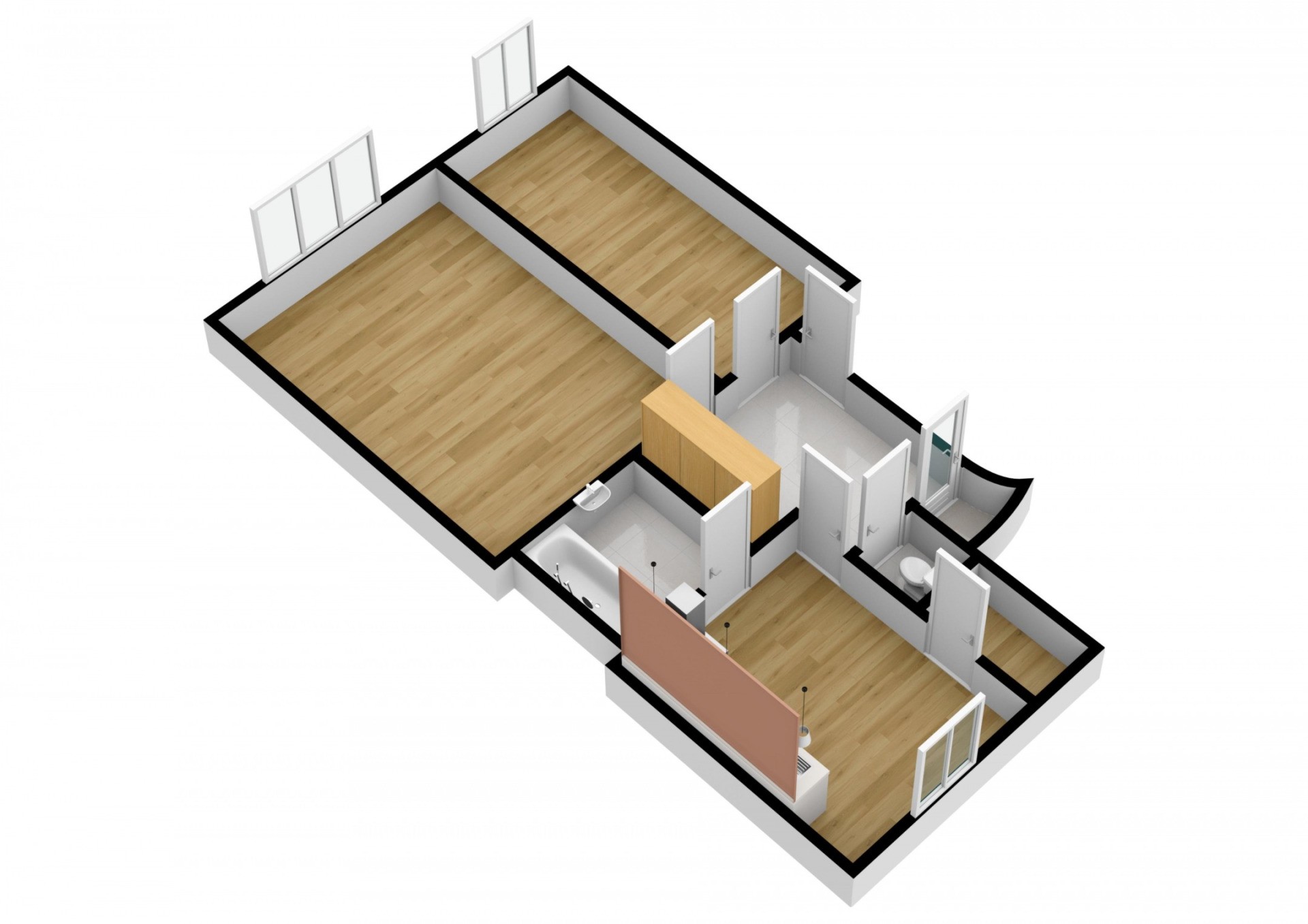 Pronájem byt 2+1 - 8. listopadu, Praha, 59 m² - 5