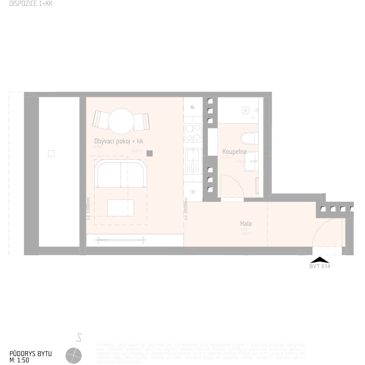 Byt 1+kk · 27 m² · Purkyňova, Brno - Královo Pole, Jihomoravský kraj - 4