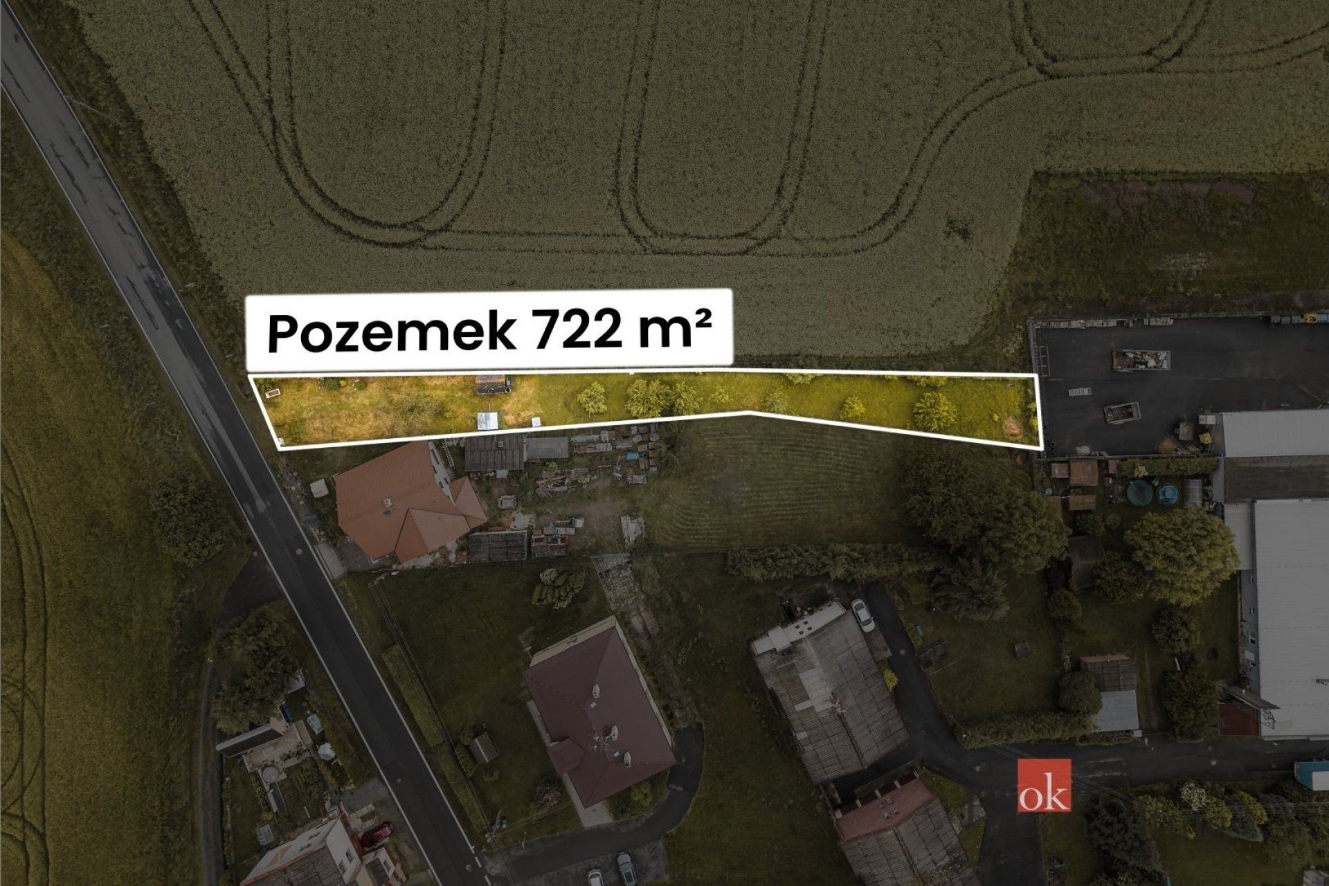 Zahrady, Koloveč, 722 m² - 2