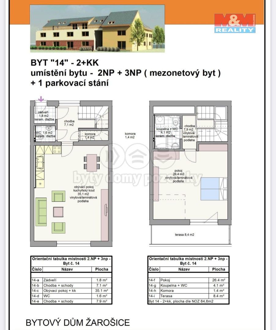 Prodej byt 2+kk - Žarošice, 84 m²
