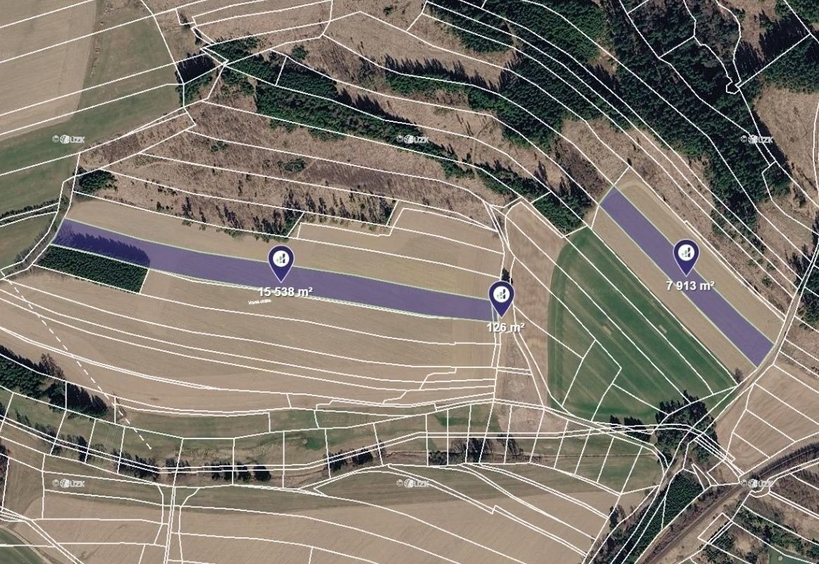 Prodej zemědělský pozemek - Obrataň, 1 295 m² - 5