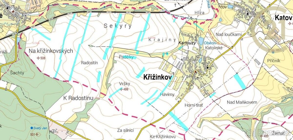 Prodej pozemek pro bydlení - Osová Bítýška, 594 53