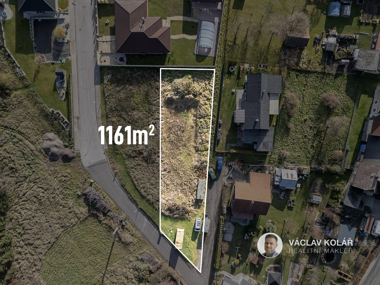 Pozemek pro bydlení, 1 161 m²