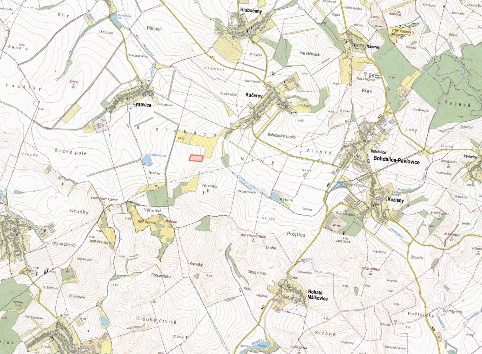 Zemědělské pozemky, Kučerov - 2