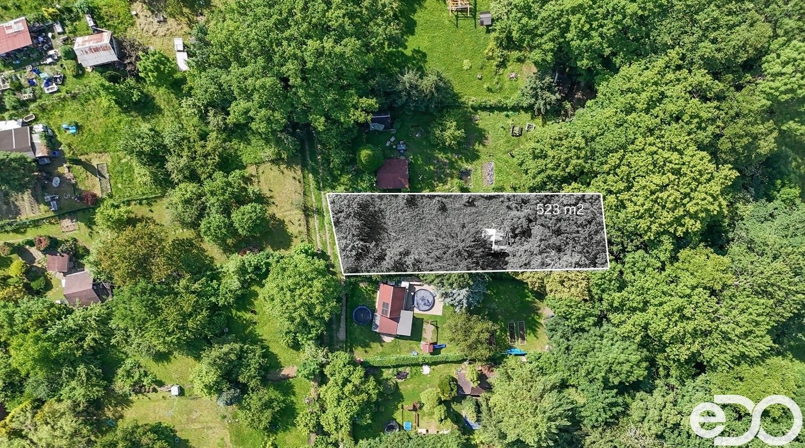 Zahrada · 523 m² · Děčín - 4