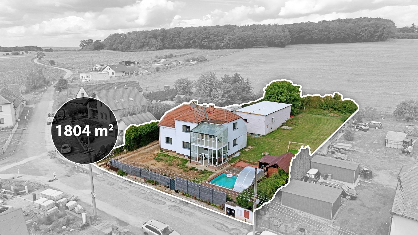 Rodinné domy, Radostov, okres Hradec Králové, 379 m² - 1
