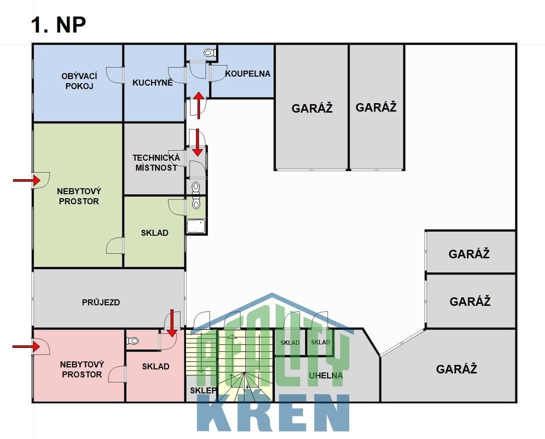 Prodej činžovní dům - Klapkova, Praha, 800 m²