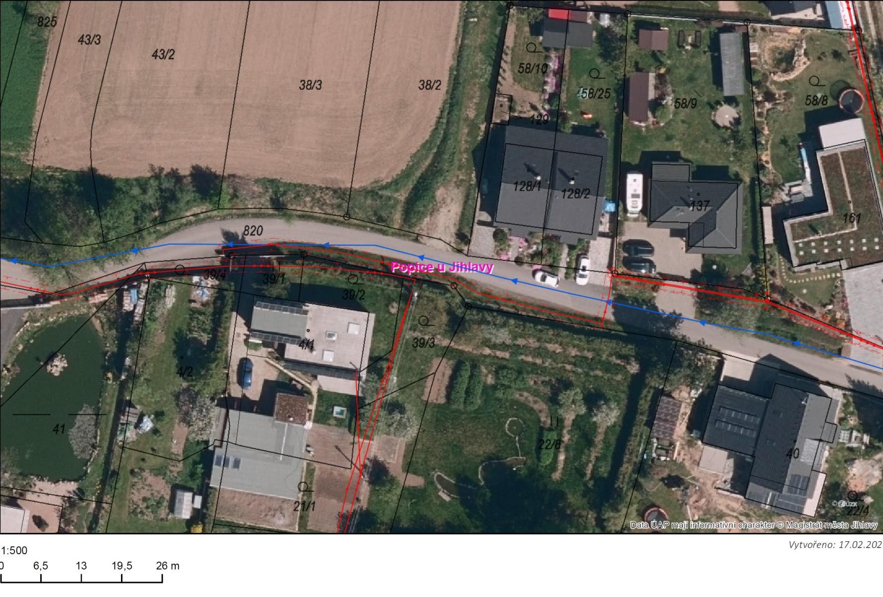 Pozemek pro bydlení · 1 282 m² · Popice, Jihlava - 4