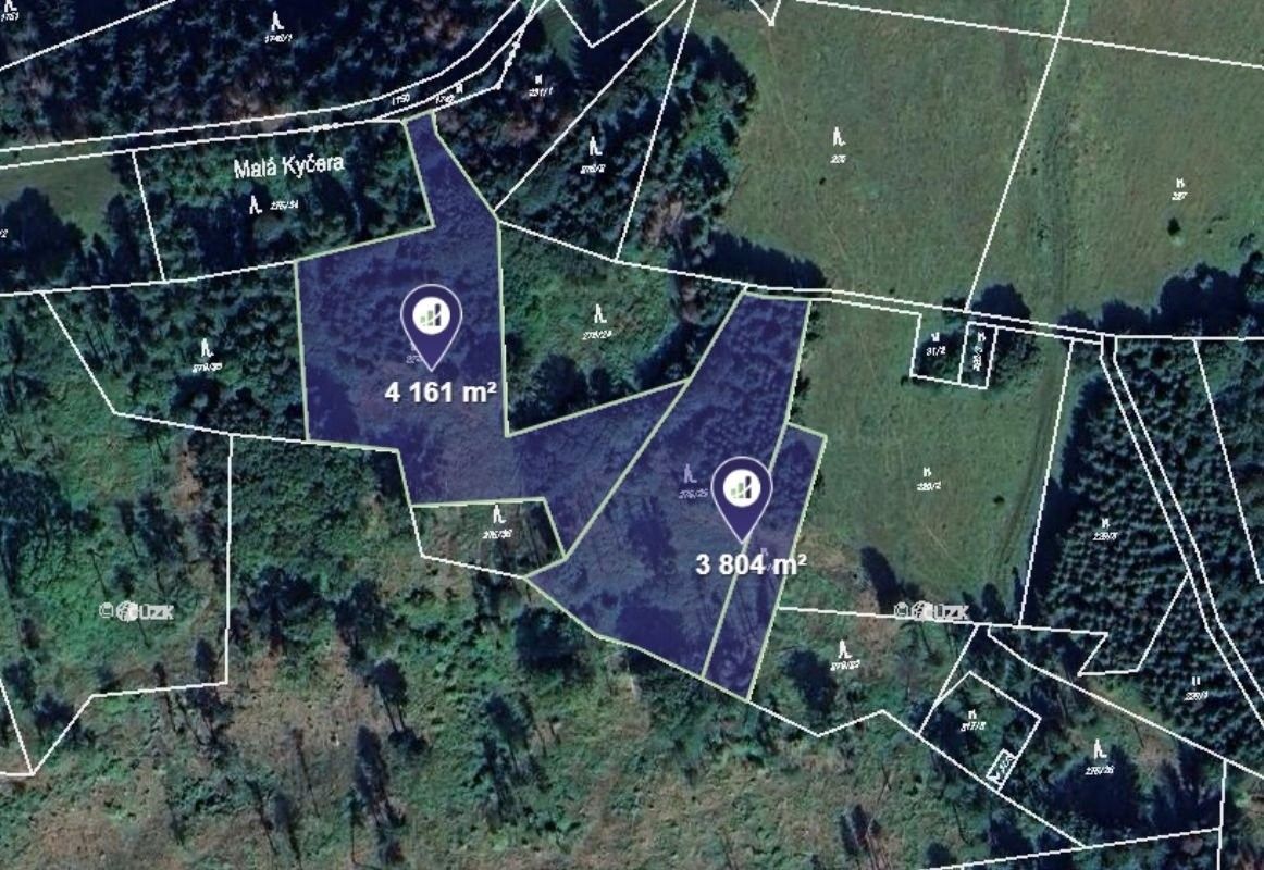 Louky, Dolní Lomná, 3 983 m² - 1
