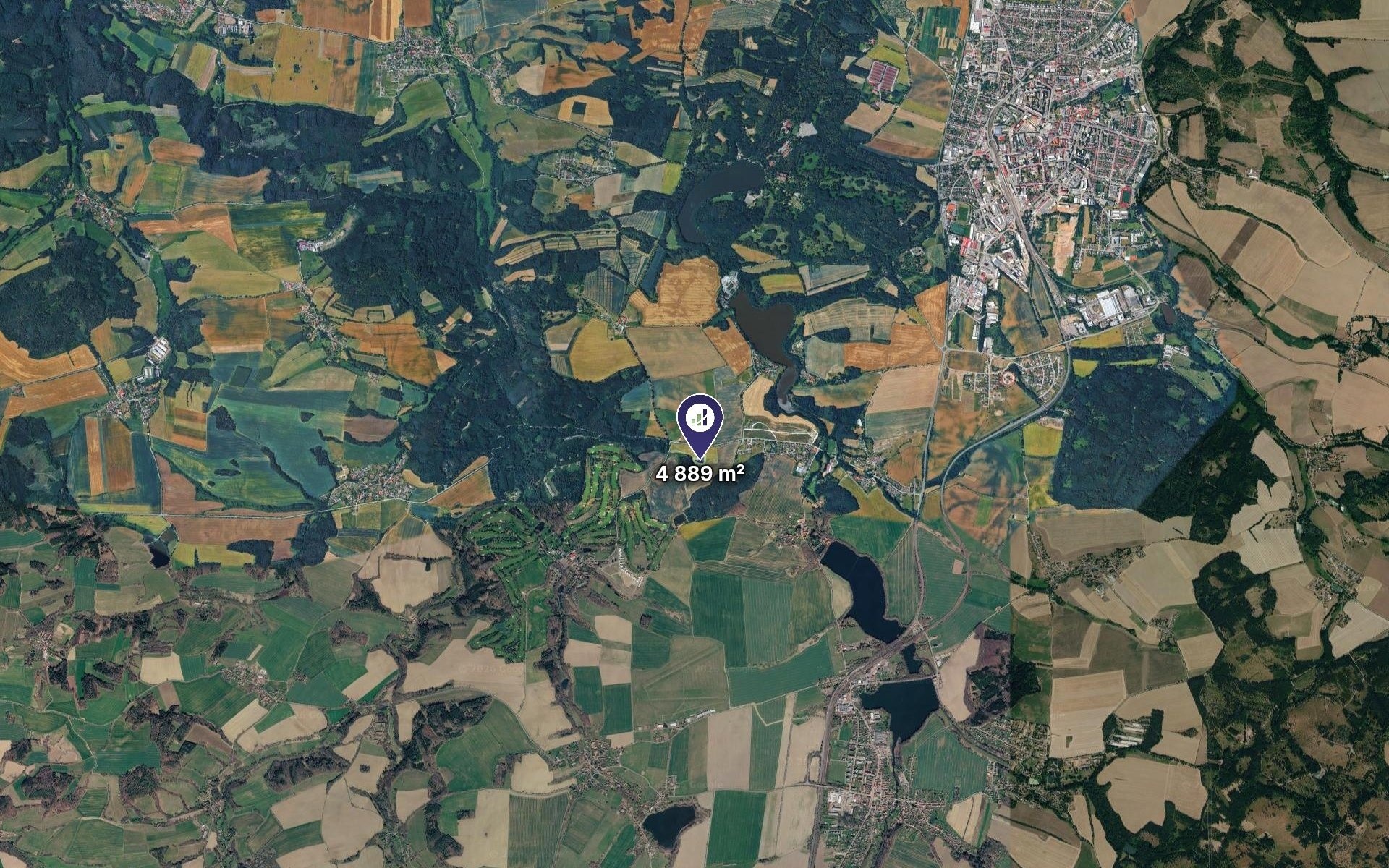 Louky, Bystřice, 4 889 m² - 2