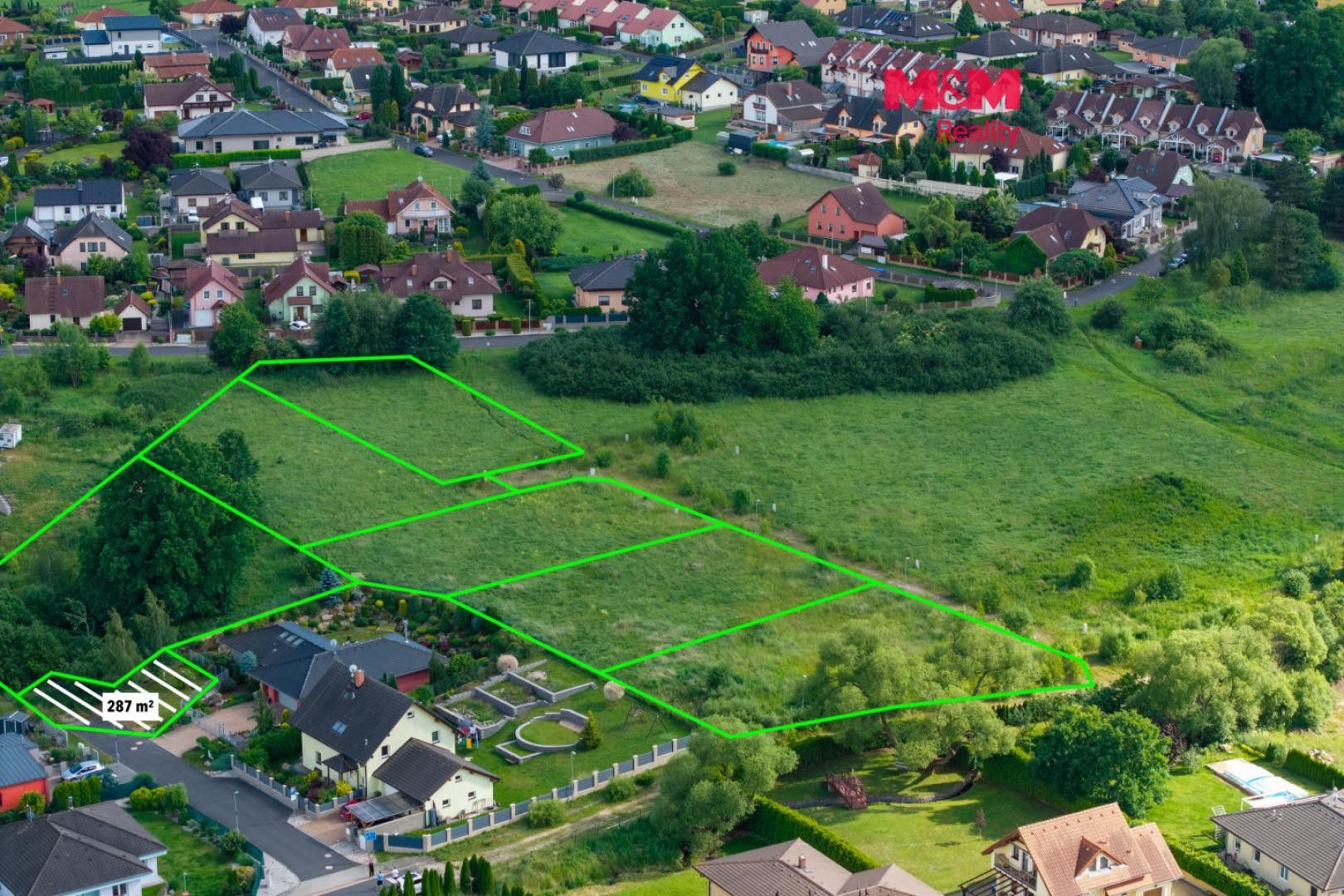 Pozemek pro bydlení, 287 m²