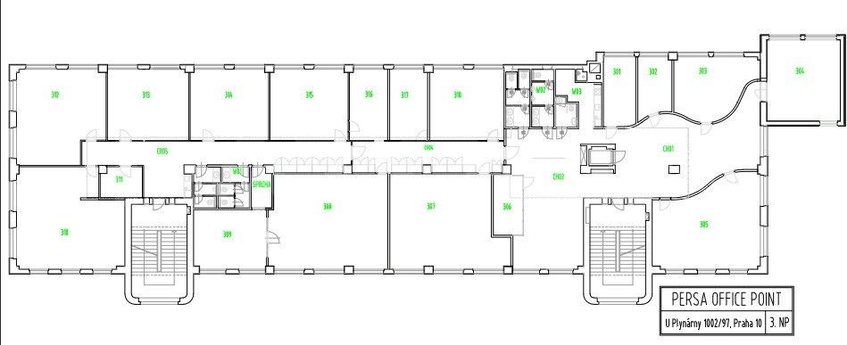 Kancelář · 861 m² · U plynárny, Praha - 3