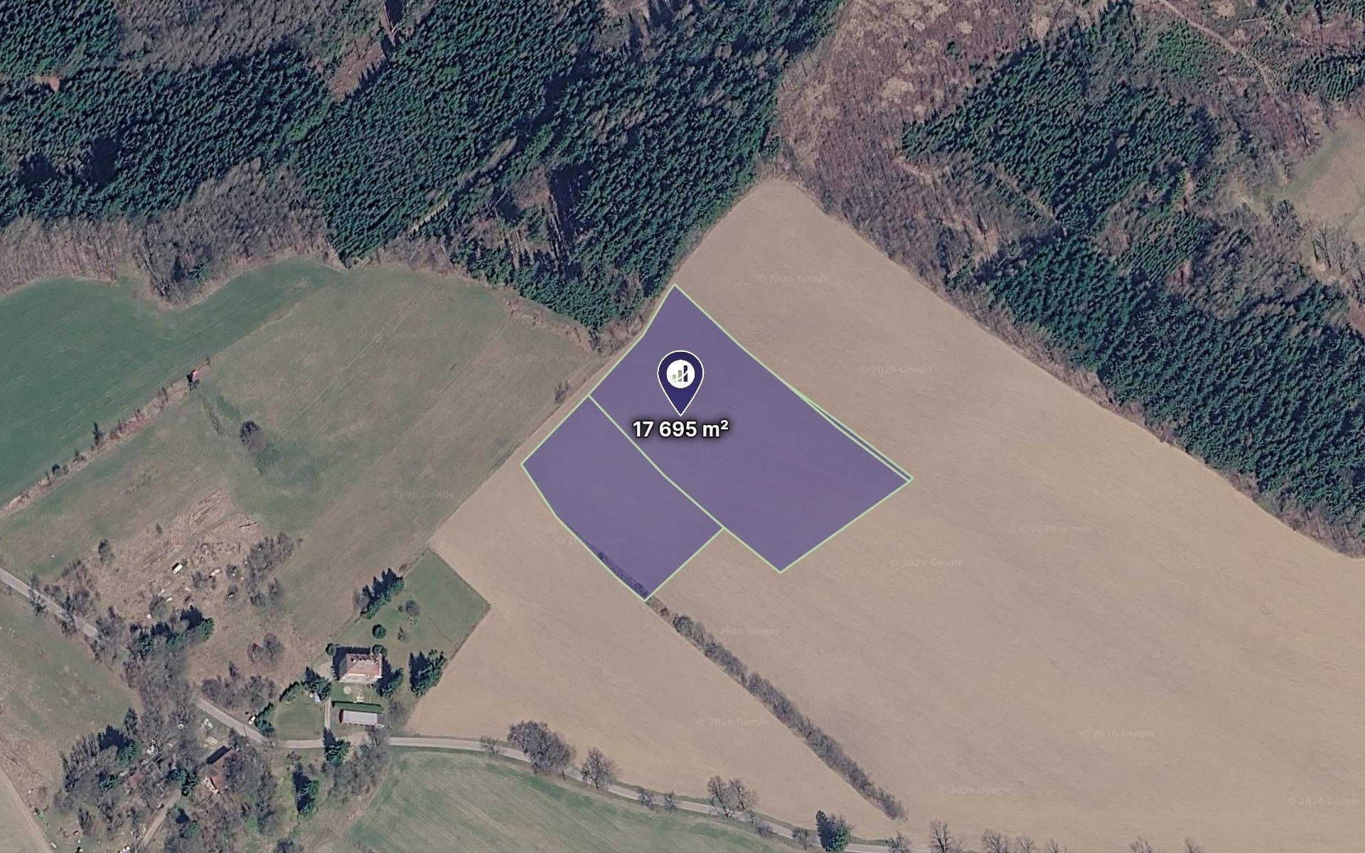 Zemědělský pozemek, 1 475 m²