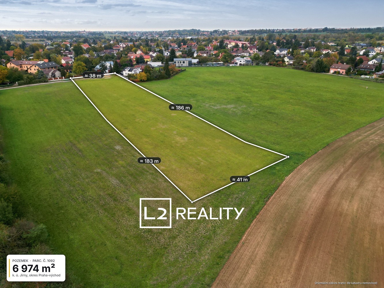 Pozemek pro bydlení, 6 974 m²