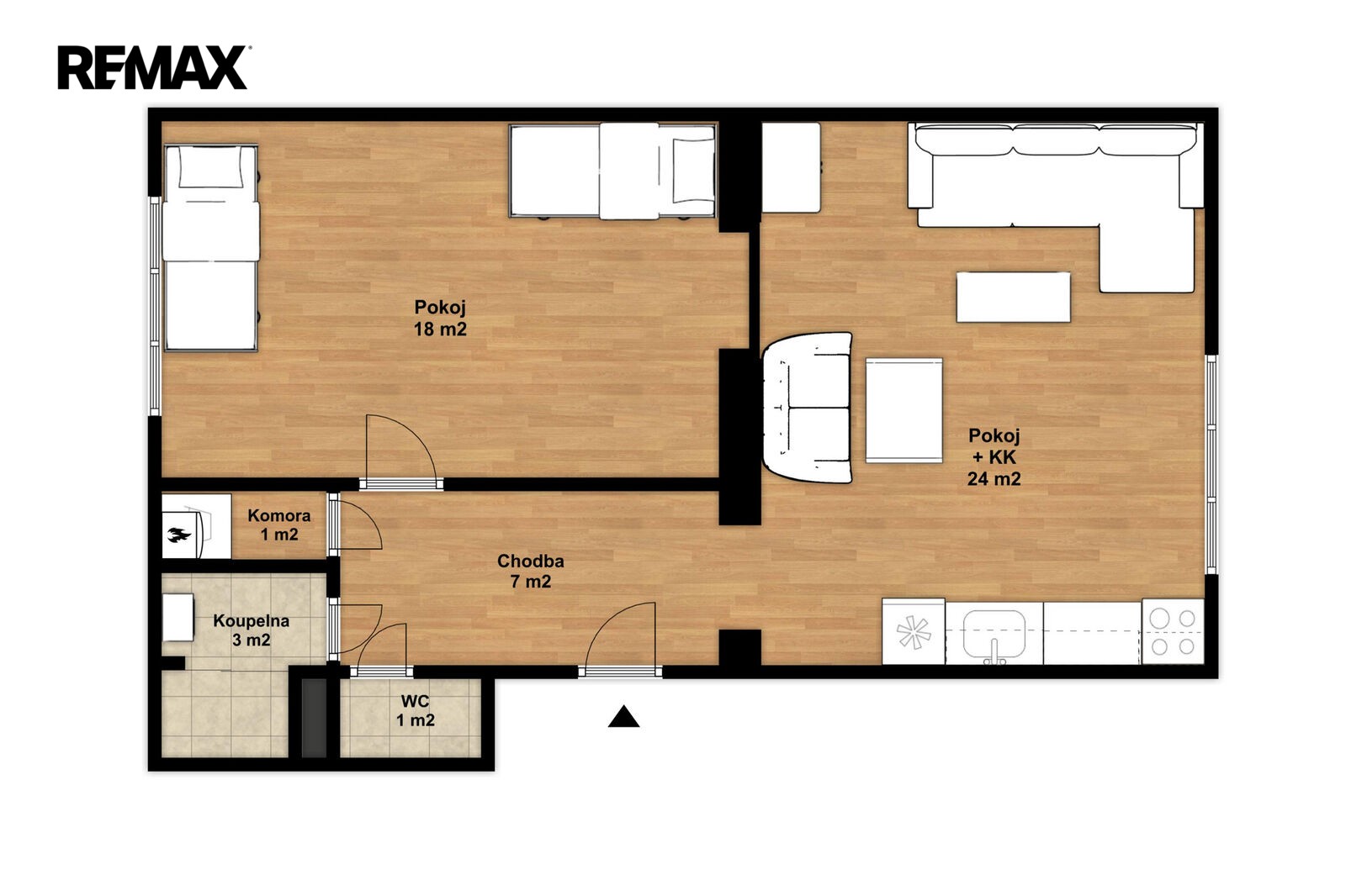 Byt 2+kk · 54 m² · Přehýšov - 3