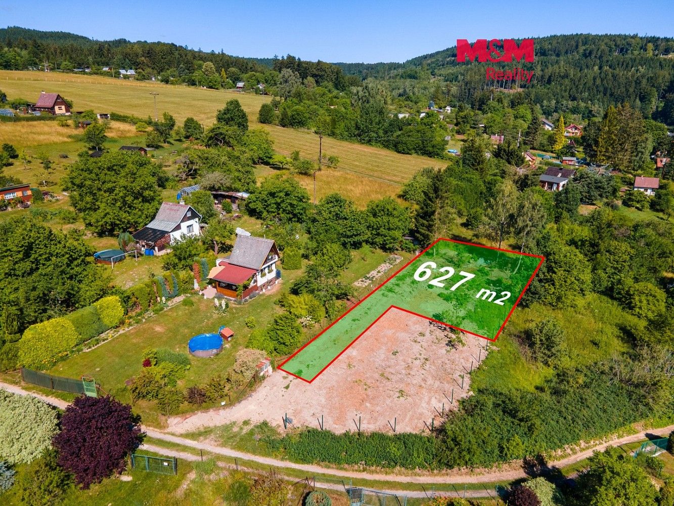 Pozemek pro bydlení, 627 m²