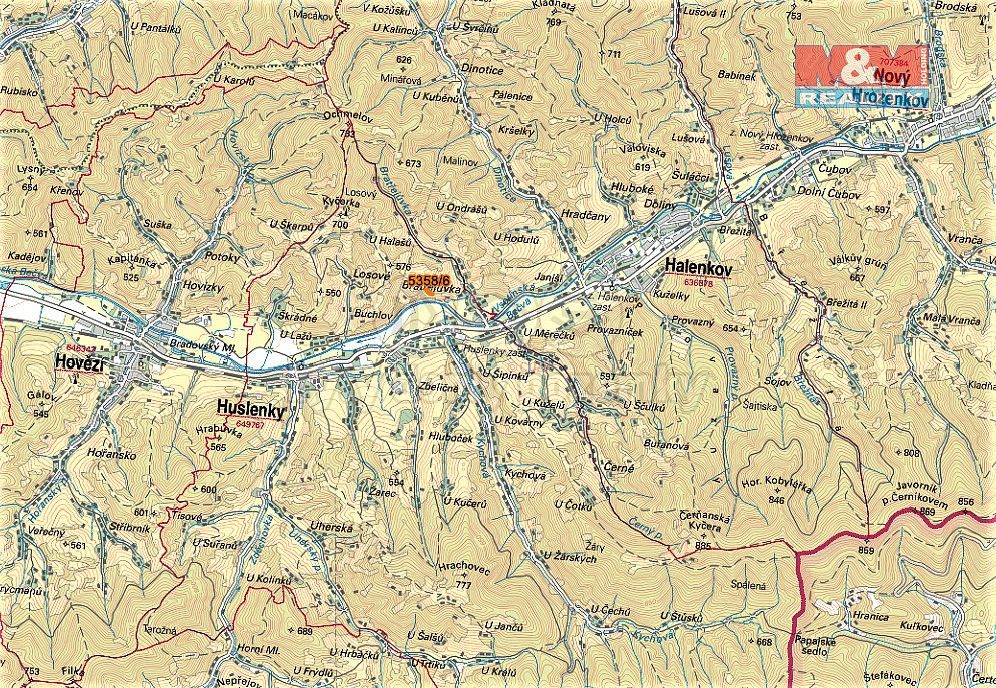 Prodej louka - Huslenky, okres Vsetín, Zlínský kraj - 5