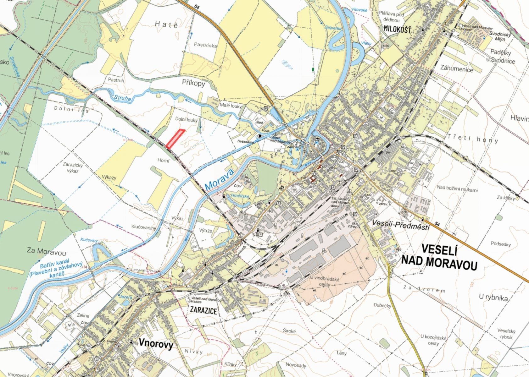Prodej zemědělský pozemek - Veselí nad Moravou - 2