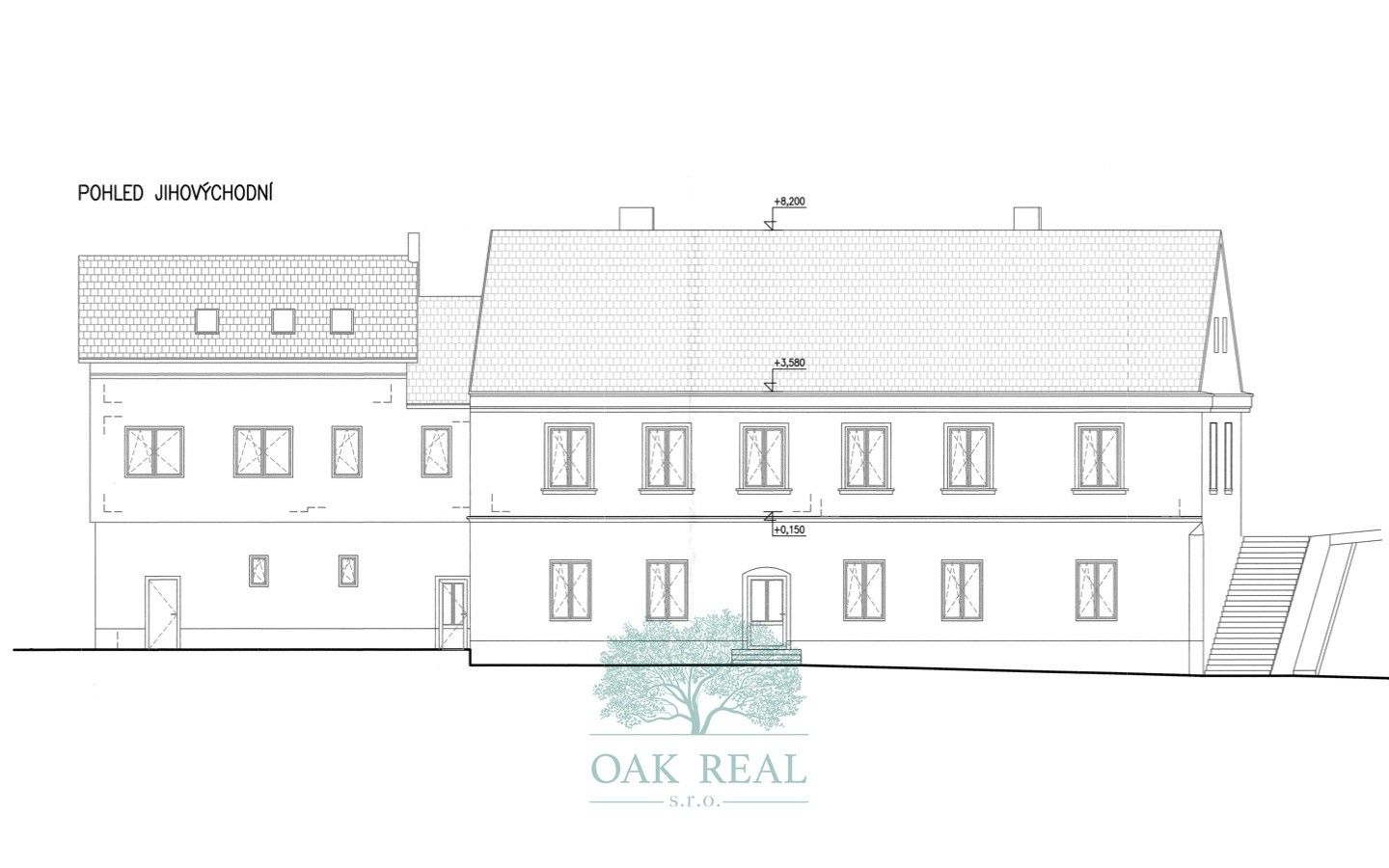 Činžovní domy, Lužnická, Tábor, 404 m²