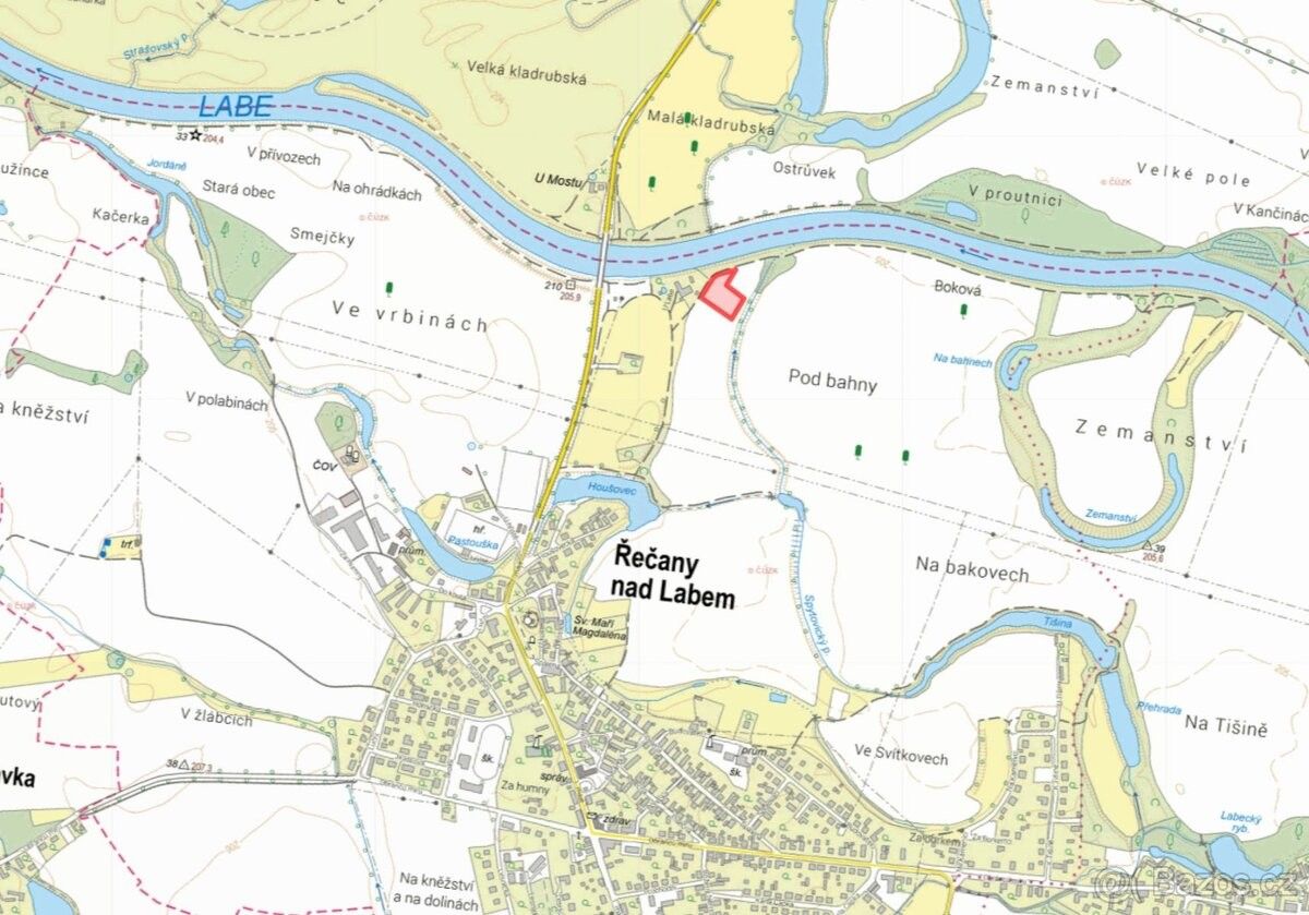 Prodej pozemek pro bydlení - Řečany nad Labem, 533 13