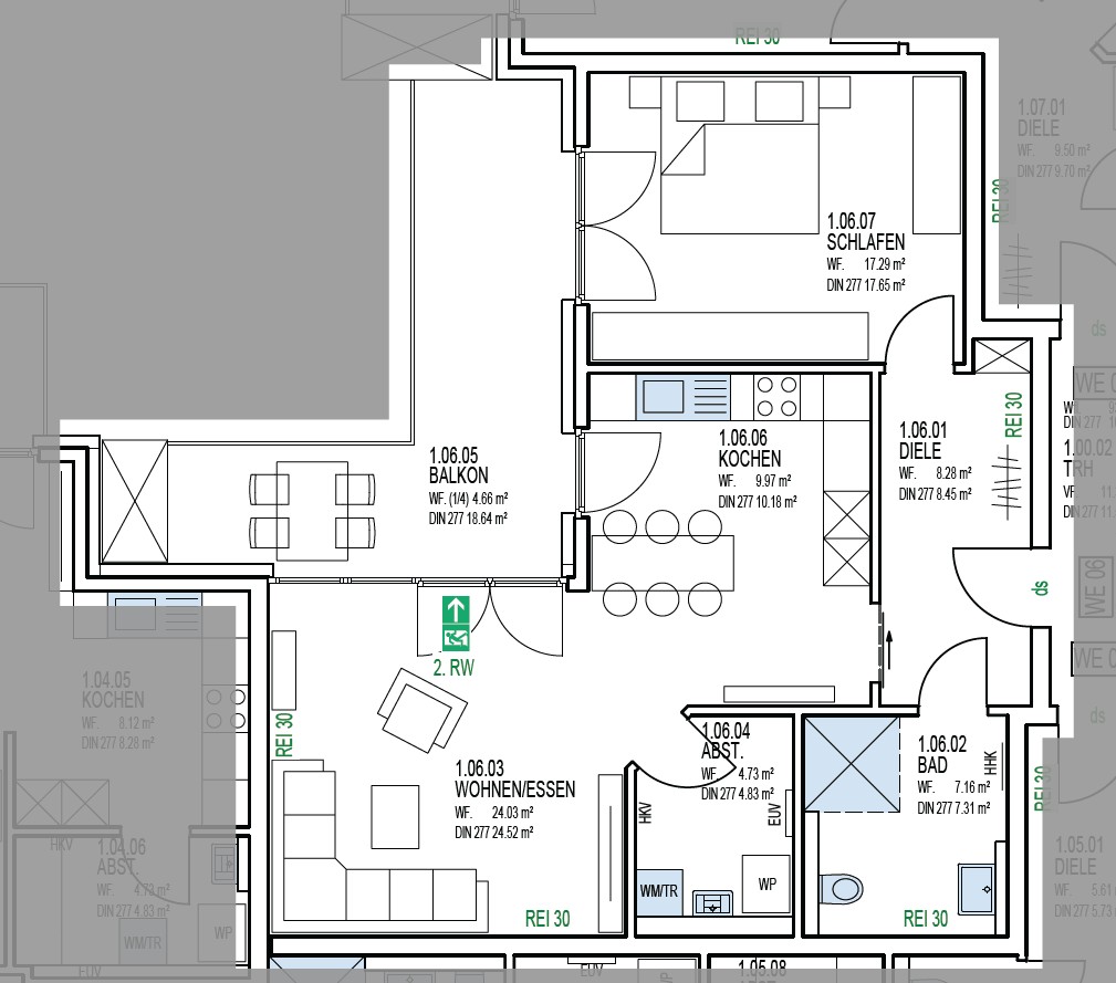 2+1, Dennemarkstraße 50, , Severní Porýní-Vestfálsko, 77 m² - 1