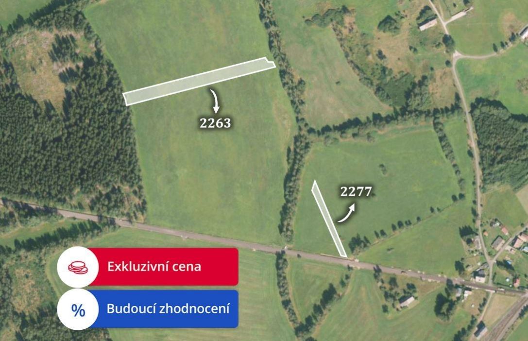 Zemědělské pozemky, Královec, 12 282 m²