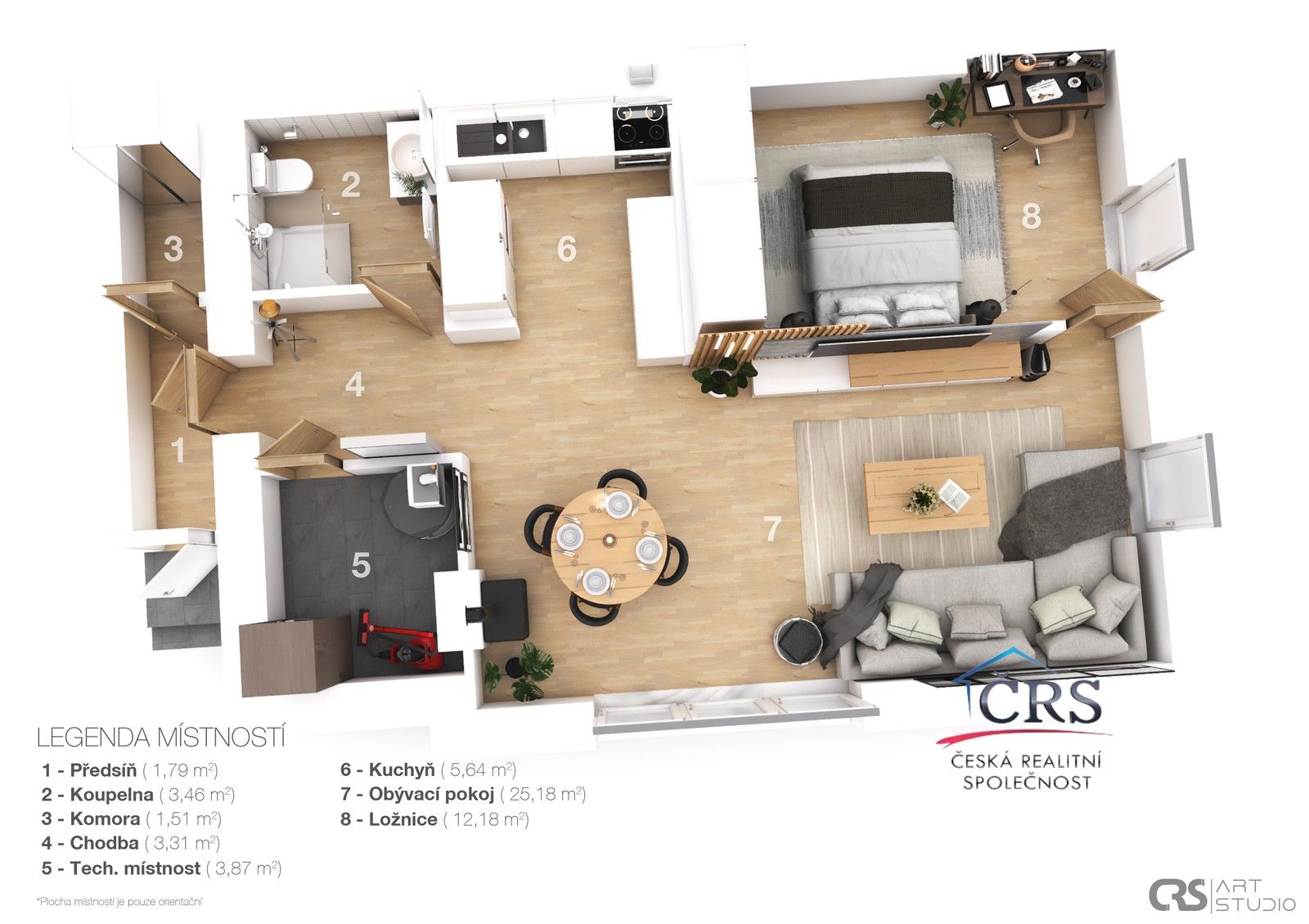 Prodej chata - Oddechová, Říčany, 58 m²