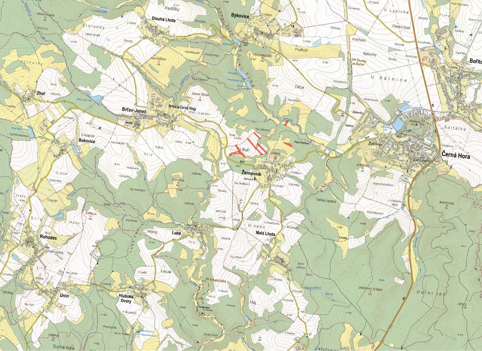 Zemědělské pozemky, Žernovník - 2