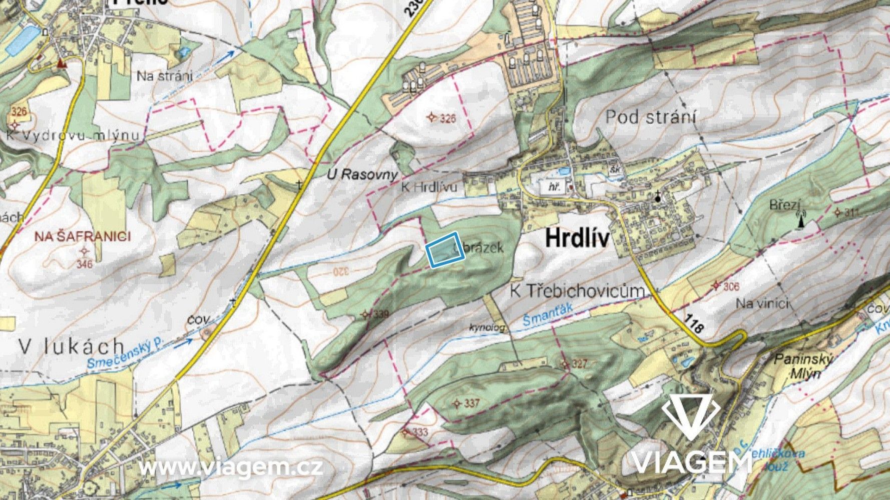 Prodej les - Hrdlív, okres Kladno, Středočeský kraj - 1