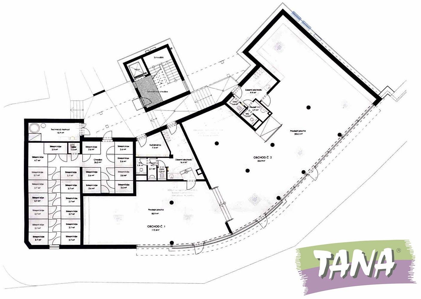 Pronájem obchodní prostory - Dvůr Králové nad Labem, okres Trutnov, Královéhradecký kraj, 335 m² - 5