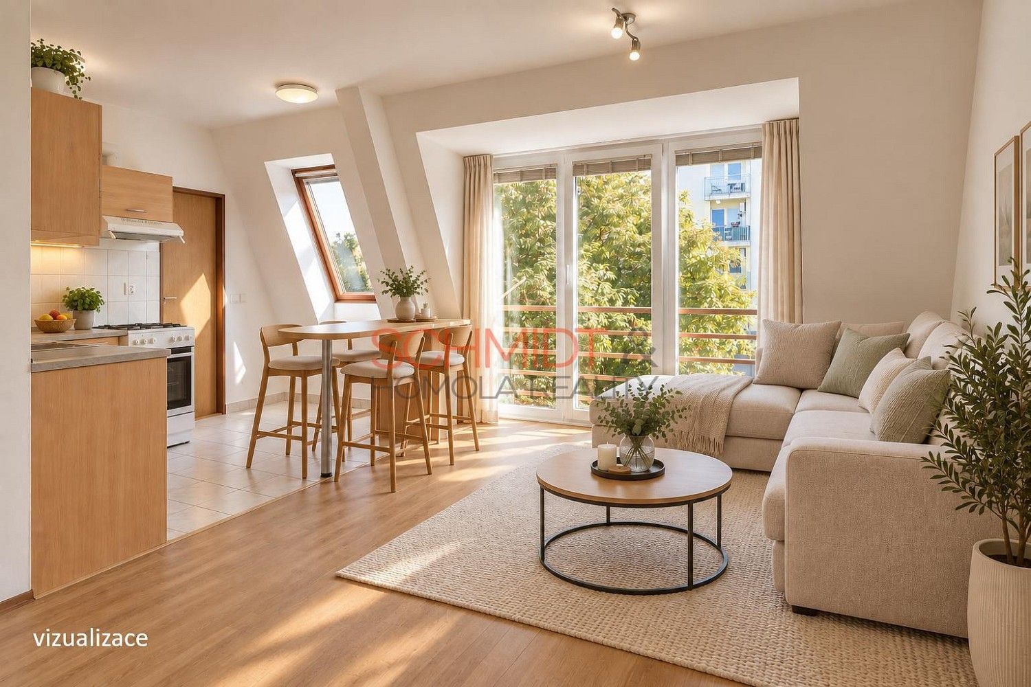 2+kk, Husova, Hustopeče, okres Břeclav, 55 m² - 2