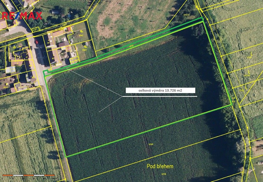 Prodej zemědělský pozemek - Bystročice, 13 m²