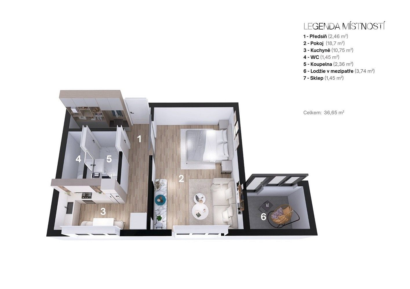 1+1, Ostrava - Moravská Ostrava, okres Ostrava-město, Moravskoslezský kraj, 35 m² - 2