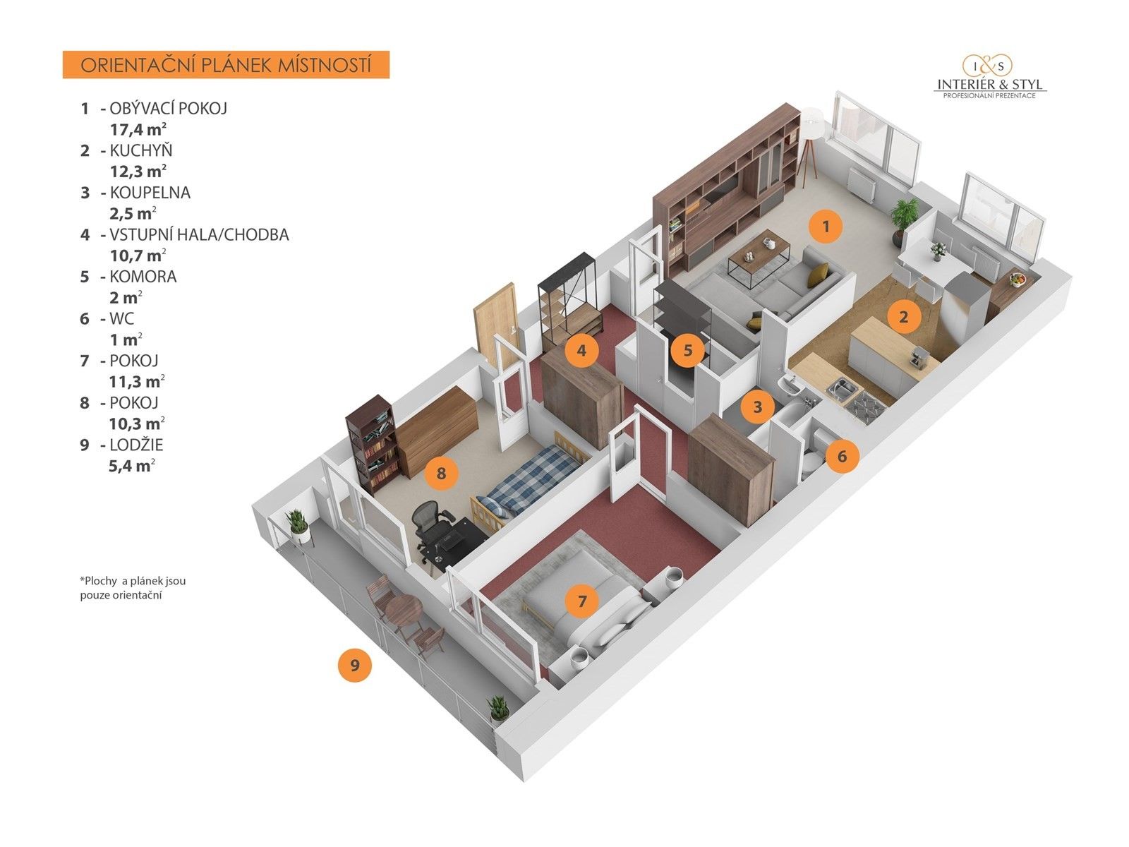 Prodej byt 3+1 - Josefa Suka, Most, 70 m²
