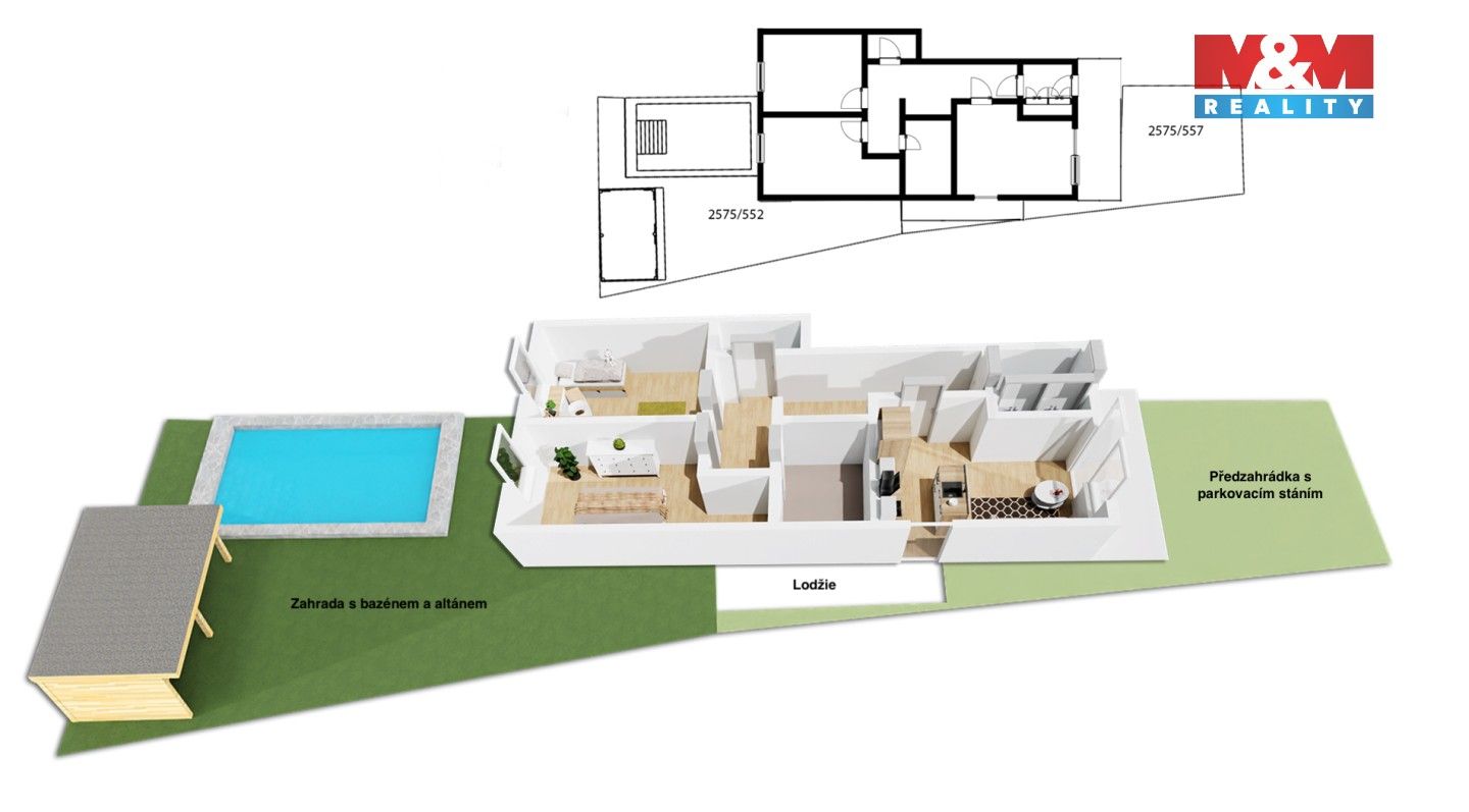 Prodej byt 3+kk - Federova, Praha, 69 m²