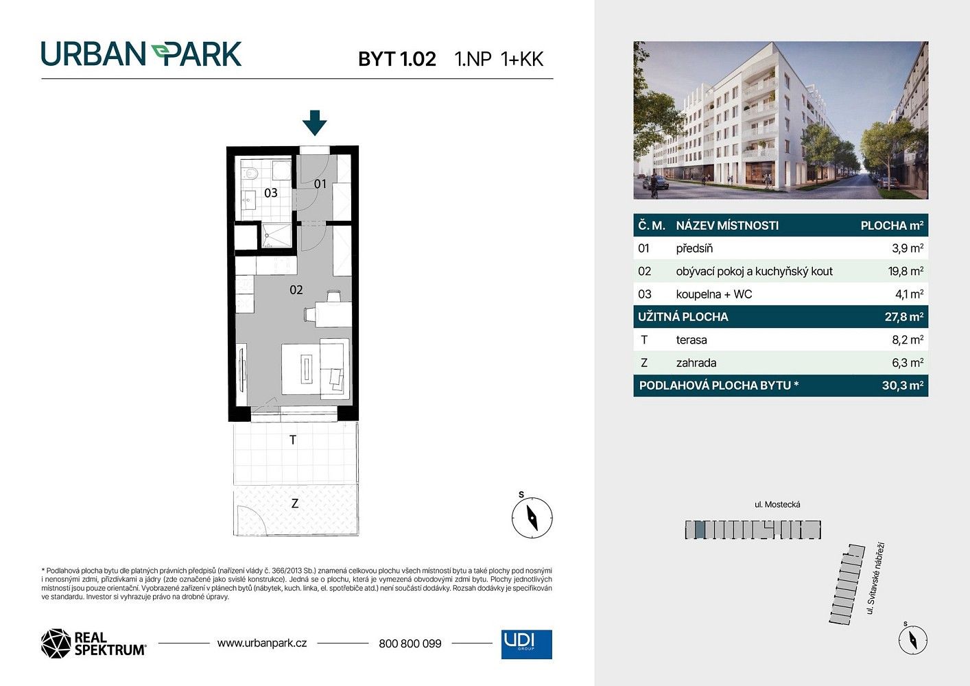 Byt 1+kk · 30 m² · Brno - Husovice, okres Brno-město, Jihomoravský kraj - 3