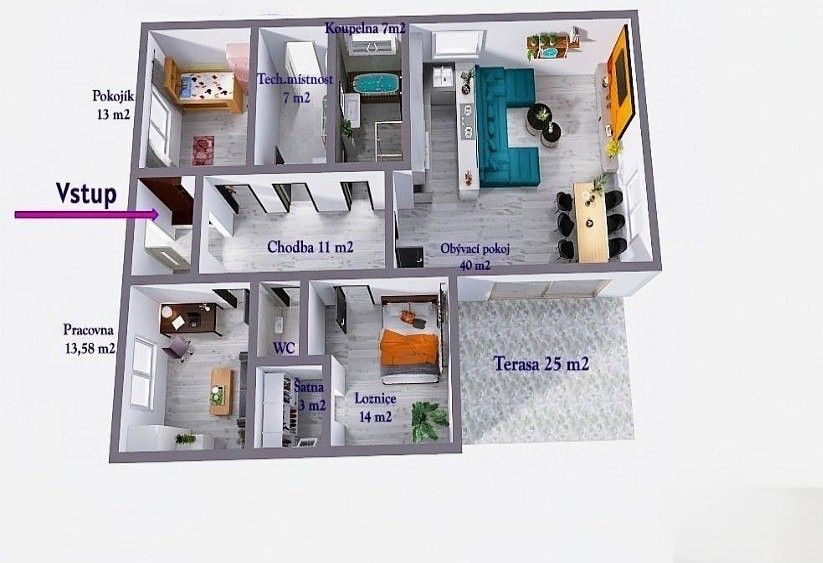Rodinný dům · 115 m² · Nedakoničky, Moravský Písek, okres Hodonín - 3