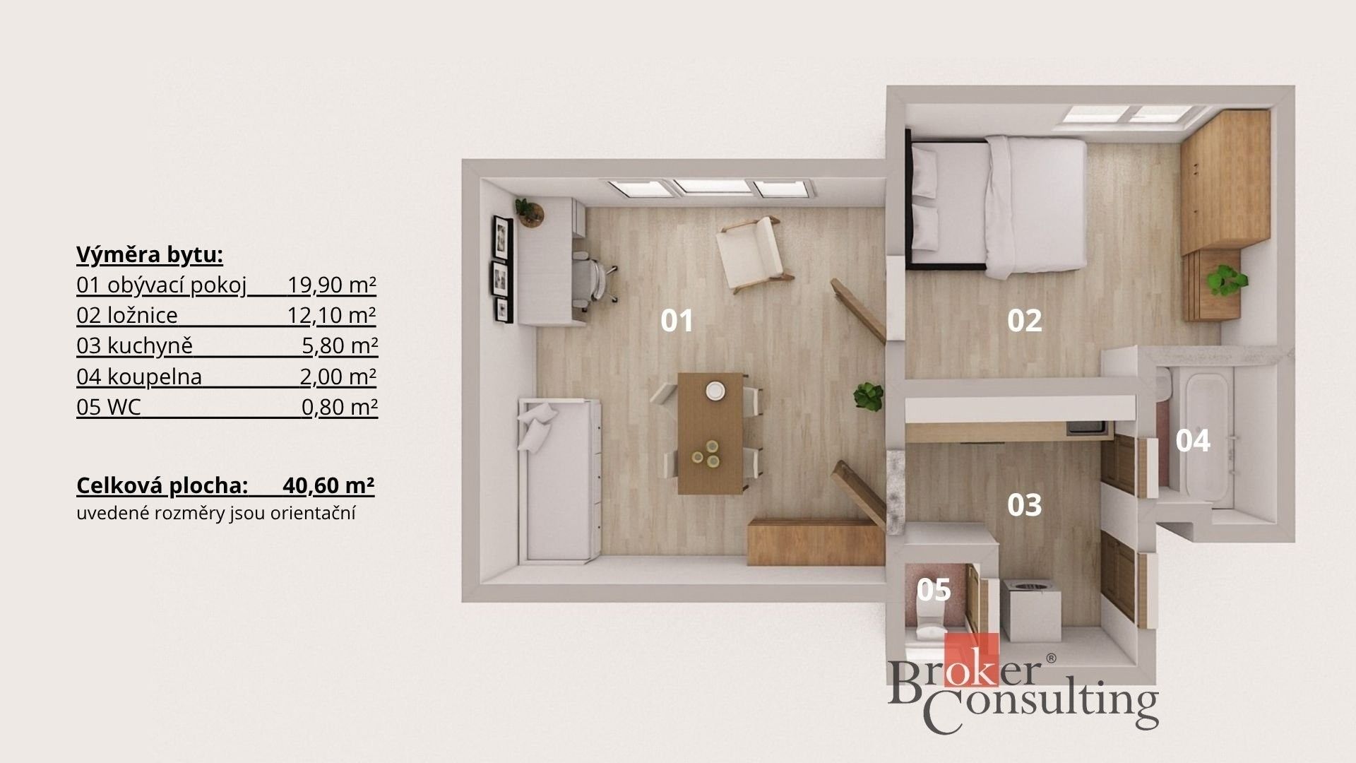 2+1, Stupkova, Praha, 40 m² - 2